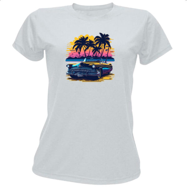 Camiseta Baby Look 1953 Conversivel Sunset