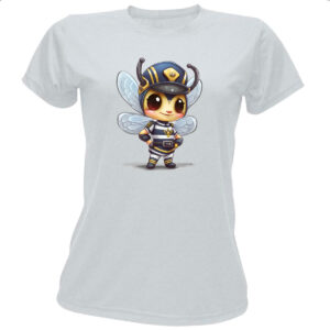 Camiseta Baby Look Abelha policial