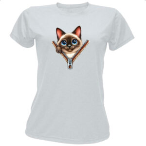 Camiseta Baby Look Burmese no ziper