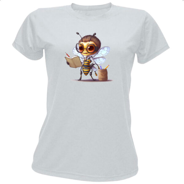 Camiseta Baby Look Abelha professora