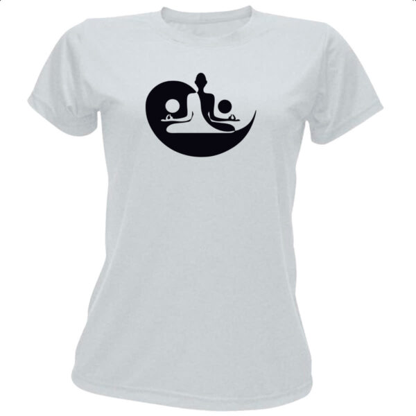 Camiseta Baby Look Yin e Yang Adamaste