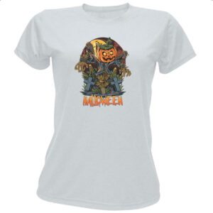 Camiseta Baby Look Halloween JackPot Espantalho Milharal