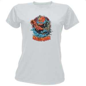 Camiseta Baby Look Halloween Pumpkin Nevoeiro