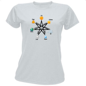 Camiseta Baby Look Heptagrama oraculo