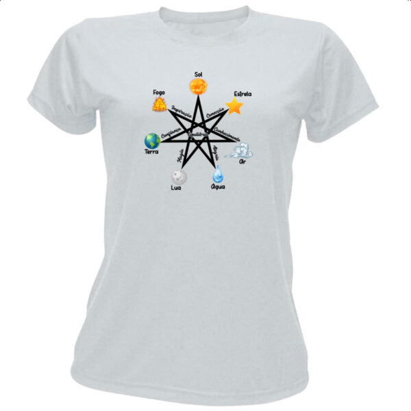 Camiseta Baby Look Heptagrama oraculo