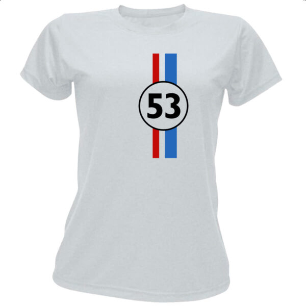 Camiseta Baby Look Herbie 53 fusca falasse logotipo