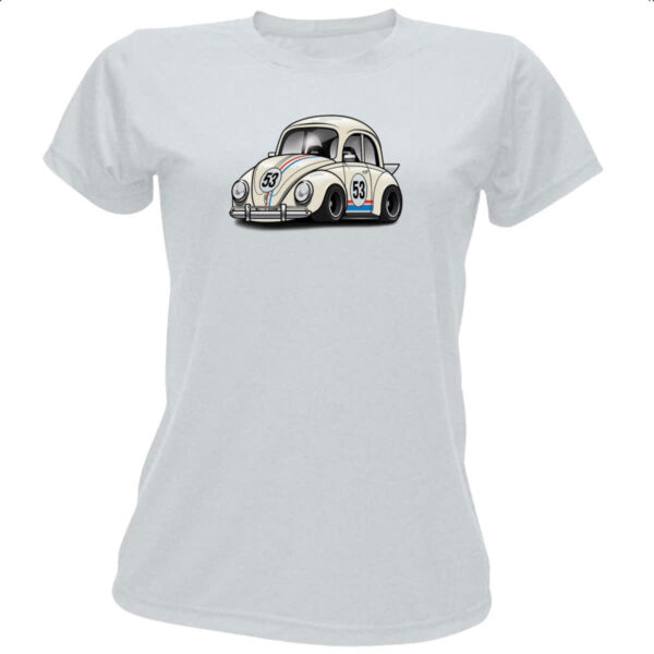 Camiseta Baby Look Herbie 53 fusca falasse turbo