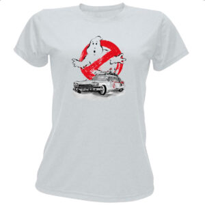 Camiseta Baby Look Caca Fantasmas Ghostbusters Ecto-1