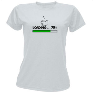 Camiseta Baby Look Cafe carregando