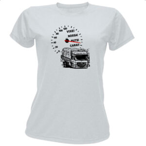 Camiseta Baby Look Caminhao velocimetro