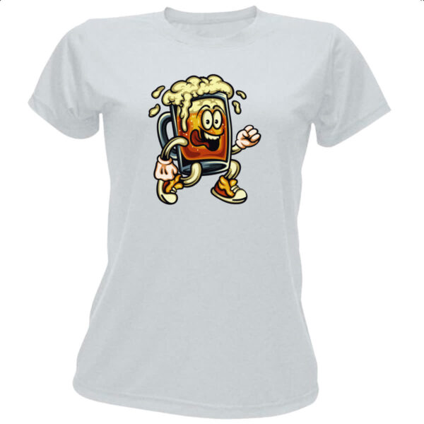 Camiseta Baby Look Caneca louca de chop