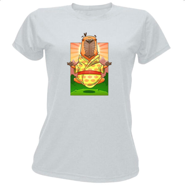 Camiseta Baby Look Capivara adamaste