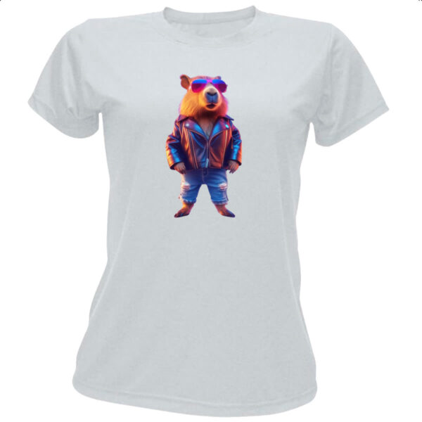 Camiseta Baby Look Capivara balada