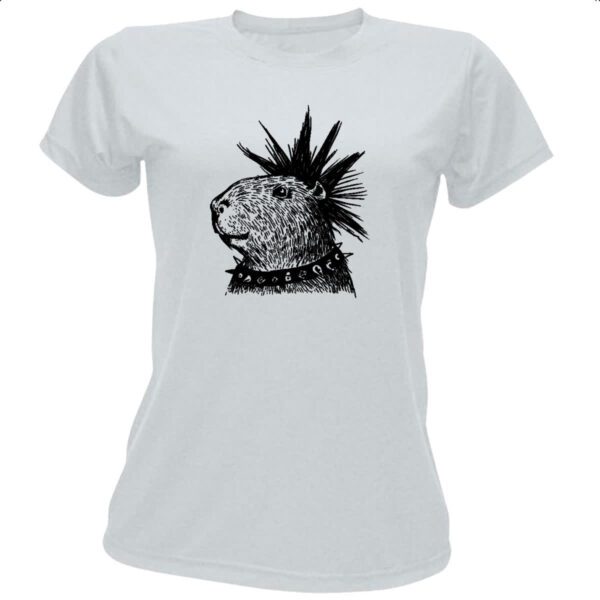Camiseta Baby Look Capivara Punkvara