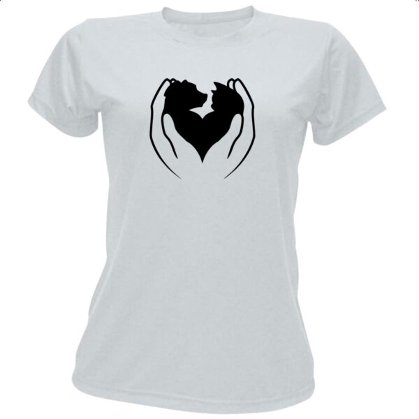 Camiseta Baby Look Adocao Pet carinho