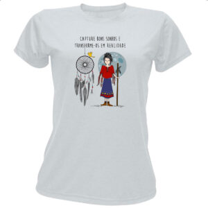 Camiseta Baby Look Capture bons sonhos