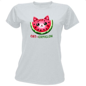 Camiseta Baby Look Cat-Ermelon