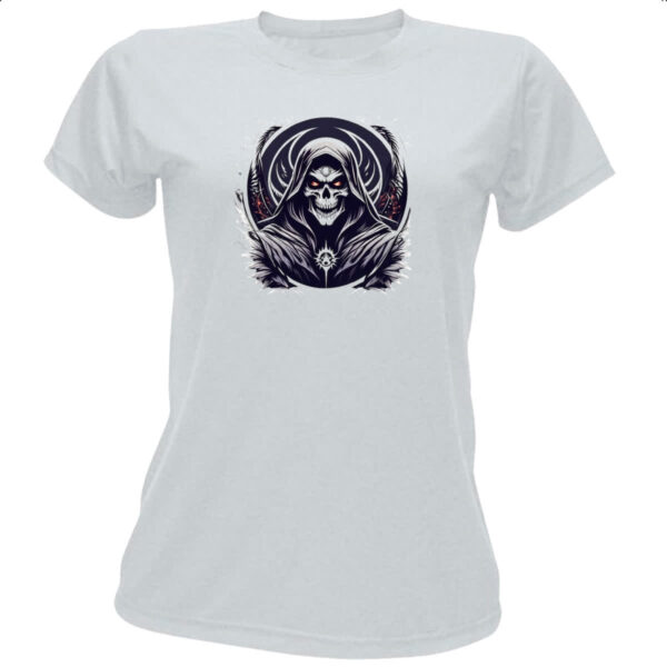 Camiseta Baby Look Caveira Dark Terror