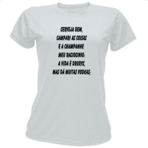 Camiseta Baby Look Cerveja bem