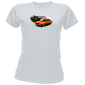 Camiseta Baby Look Chevette primeira geracao Vermelho