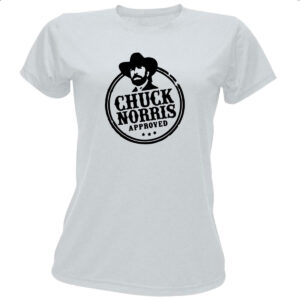 Camiseta Baby Look Chuck Norris Aproved
