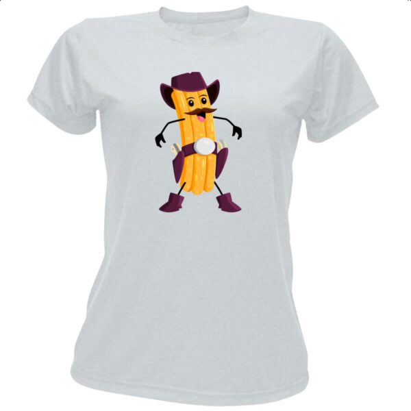 Camiseta Baby Look Churros cowboy