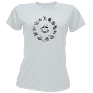 Camiseta Baby Look Ciclo do Cafe