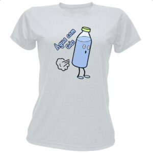 Camiseta Baby Look Agua com gas