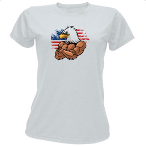 Camiseta Baby Look Aguia Americana maromba