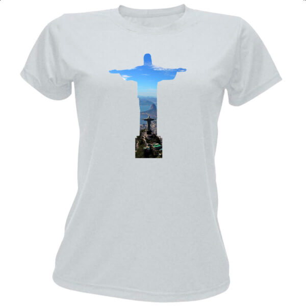 Camiseta Baby Look Cristo redentor RJ
