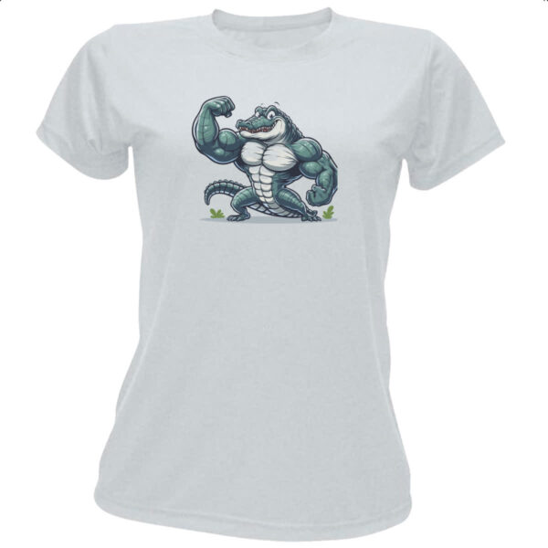 Camiseta Baby Look Crocodilo maromba