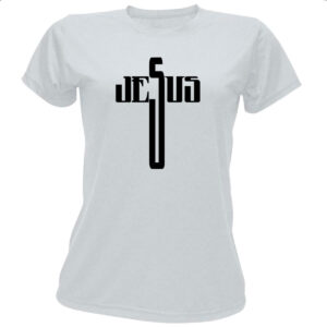 Camiseta Baby Look Crucifixo nome de Jesus