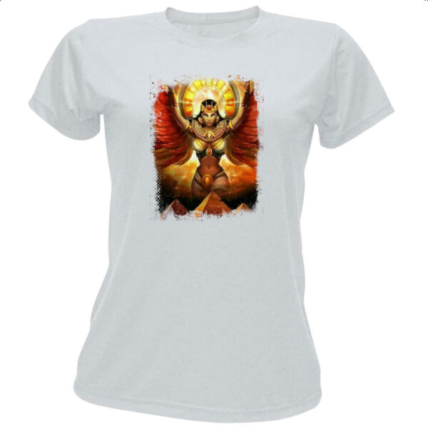 Camiseta Baby Look Deusa Isis Sobre o Egito