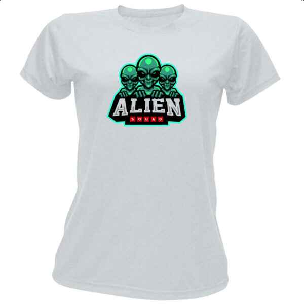 Camiseta Baby Look Alien Squad