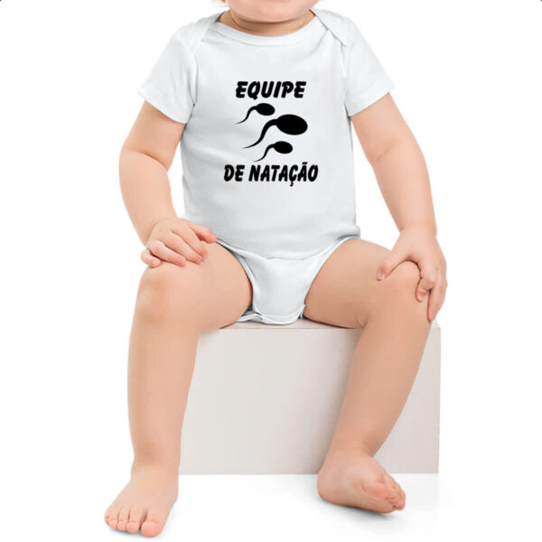Body infantil Equipe de natacao espermatozoides - Imagem 2