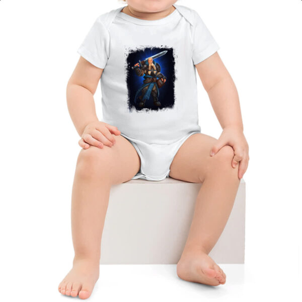 Body infantil Empires and Puzzles Heroi Rei Arthur - Imagem 2