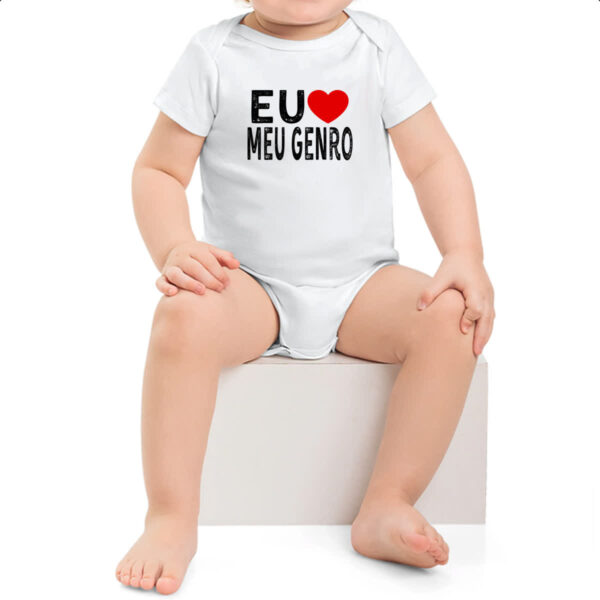 Body infantil Eu love meu genro - Imagem 2