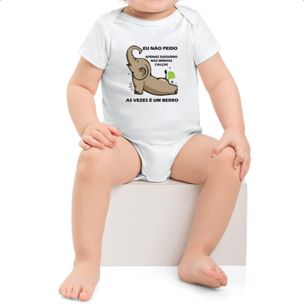 Body infantil Eu nao peido elefante - Imagem 2