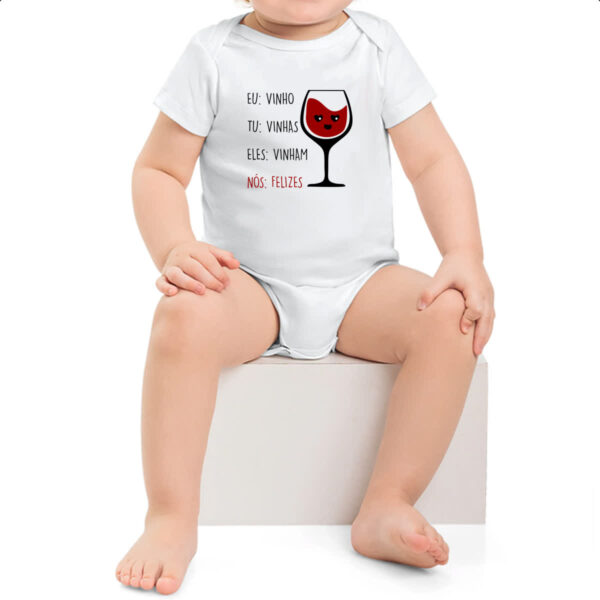 Body infantil Eu vinho tu vinhas eles vinham - Imagem 2
