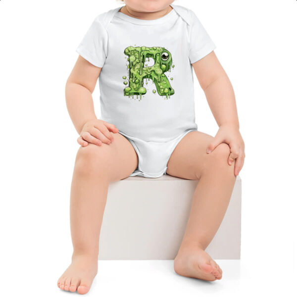 Body infantil Zumbi Alfabeto Letra R - Imagem 2