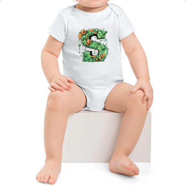 Body infantil Zumbi Alfabeto Letra S - Imagem 2
