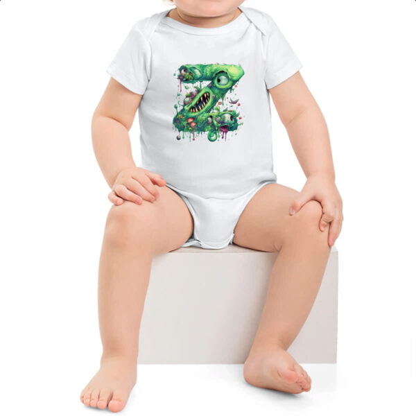 Body infantil Zumbi Alfabeto Letra Z - Imagem 2