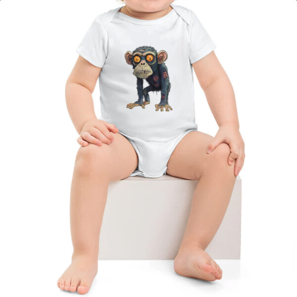 Body infantil Zumbi Chimpanze - Imagem 2