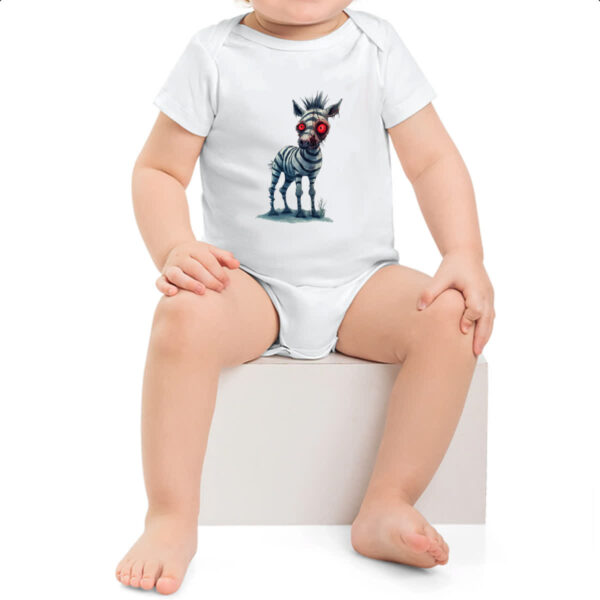Body infantil Zumbi Zebra - Imagem 2