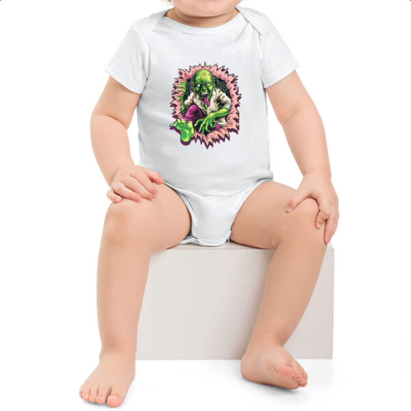 Body infantil Zumbi rasgando a camiseta - Imagem 2