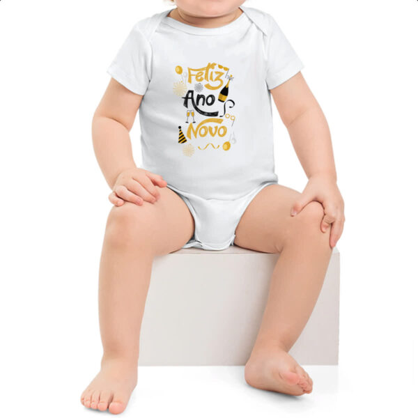 Body infantil Feliz ano novo elementos - Imagem 2