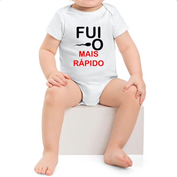 Body infantil Fui o mais rapido - Imagem 2