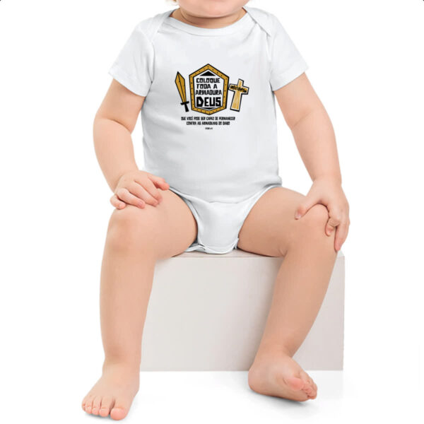 Body infantil Gospel Efesio 6.11 - Imagem 2