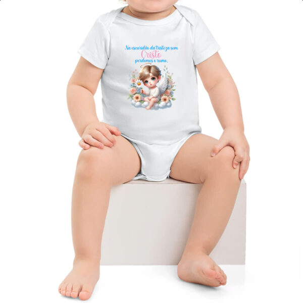 Body infantil Anjo escuridao da tristeza - Imagem 2