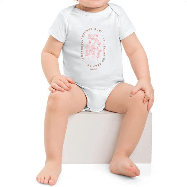 Body infantil Gospel Lucas 12.27 - Imagem 2